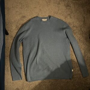 Classic Crewneck Sweater in Slate Blue